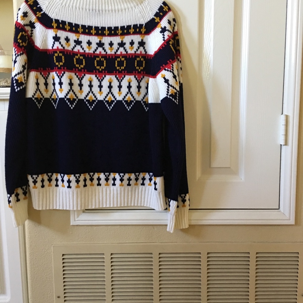 Nordic Pattern Sweater Size M - image 3